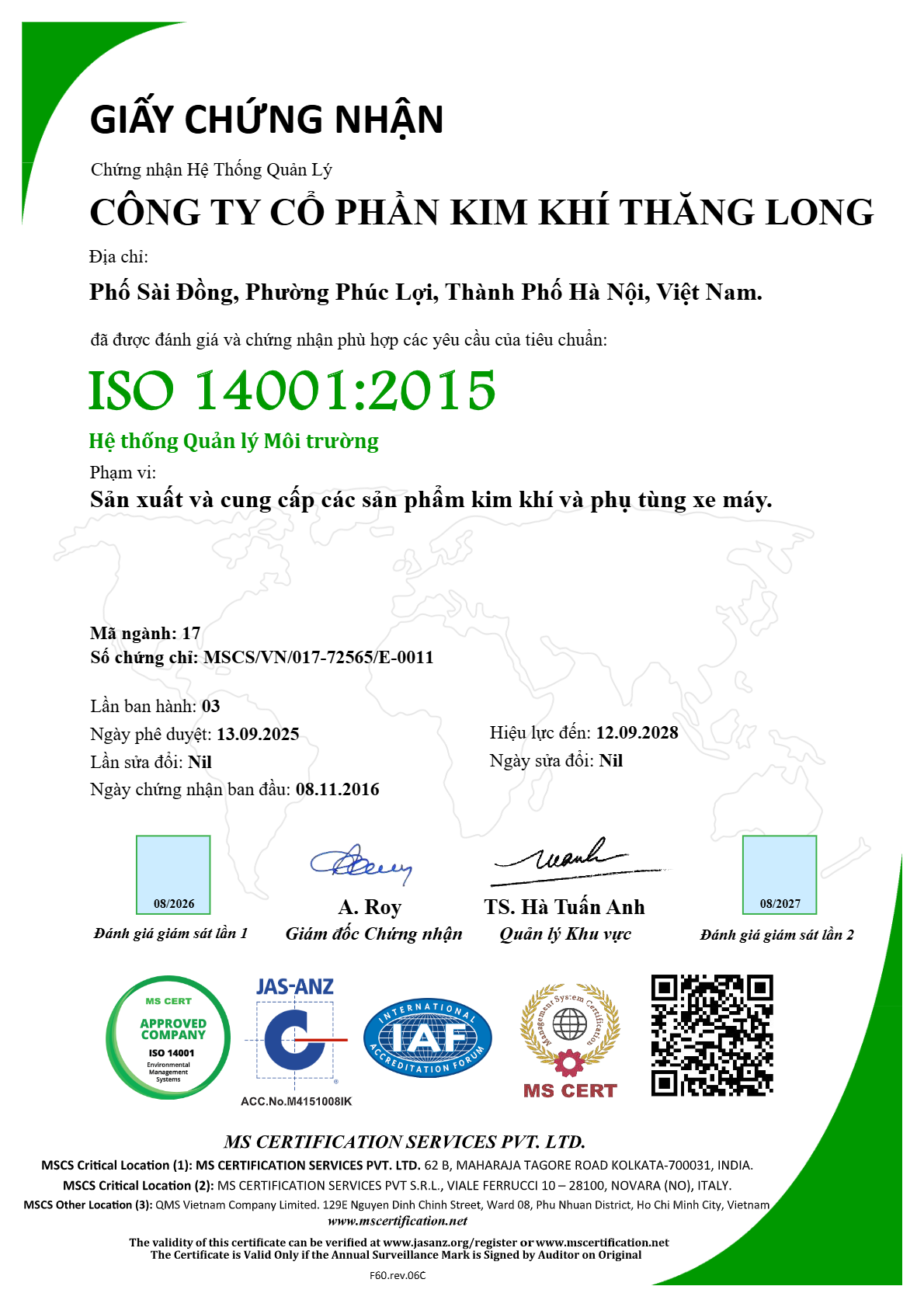Certificate 4